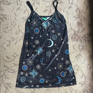 FARM RIO velvet celestial dress